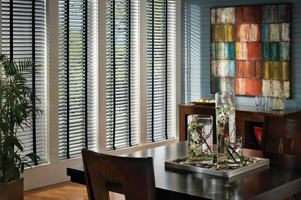 Metal blinds, Hunter Douglas Modern Precious Metals® Mini Blinds near Sioux Falls, South Dakota (SD)